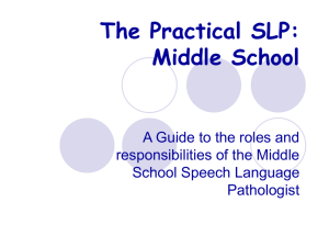 The Practical SLP powerpoint 2007 copy