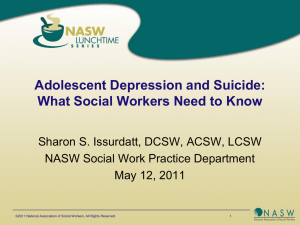 Suicide - National Association of Social Workers