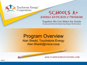 Now - School`s A+ Energy Efficiency Program