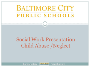 Child Abuse & Neglect Powerpoint Presentation