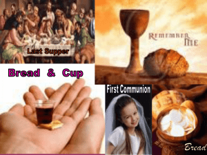 The Lord`s Supper - Cooper Church of Christ