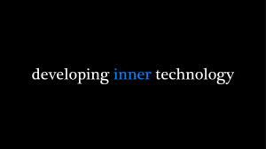Developing Inner Technology (PowerPoint)