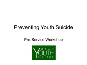 Preventing Suicides of Youth