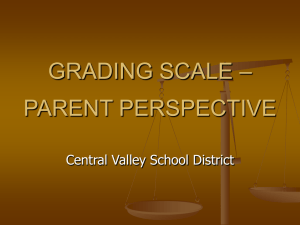 Should CVSD eliminate the district-wide grading scale?