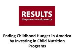 Child Nutrition PowerPoint presentation
