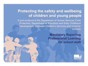 Child Protection - Department of Education and Early Childhood