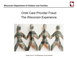 Wisconsin: Addressing Child Care Fraud