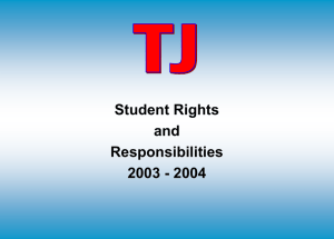 student responsibilities and rights