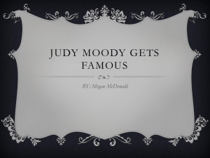 JUDY MOODY GETS FAMOUS