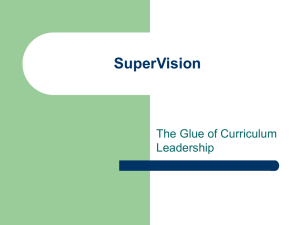 Supervision - CTE - Online Learning Management System