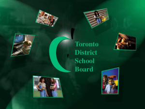 The Process - Toronto District School Board