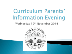 Curriculum_Parents_Information_Evening_Introduction
