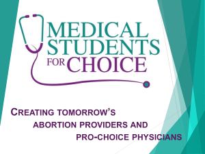 Introduction to MSFC 2014 - Medical Students for Choice