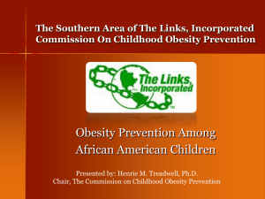 Commission on Childhood Obesity Prevention