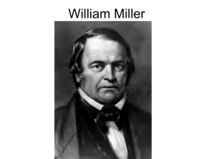 William Miller - Adventist Schools Australia