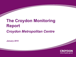 Croydon metropolitan centre presentation