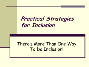 Inclusion! - Rock Hill School District