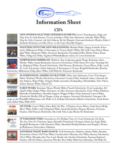Information Sheet - Banjar Records, Inc.