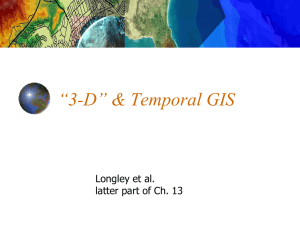 “3-D” & Temporal GIS