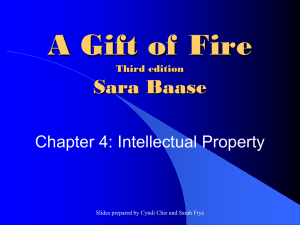 Chapter 4 Intellectual Property