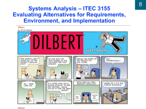 Chapter 8 - Systems Analysis and Design
