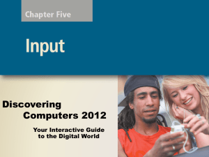 Chapter 5: Input
