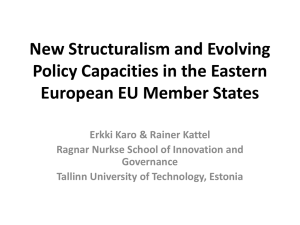 New Structuralism and Evolving Policy Capacities in the Eastern