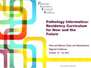 Pathology Informatics Essentials for Residents