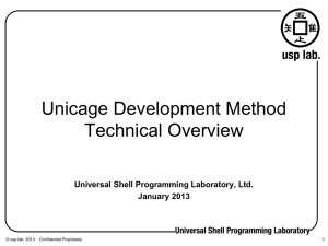 Unicage Development Method
