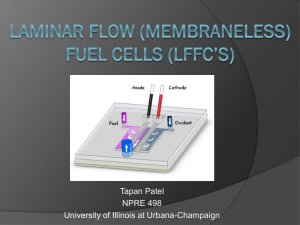 Laminar Flow Fuel Cells