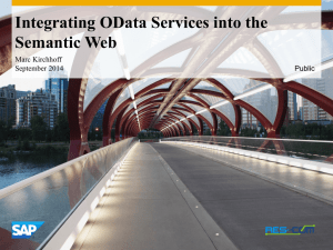 Integrating OData Services into the Semantic Web