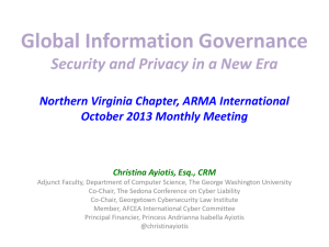Global Information Governance