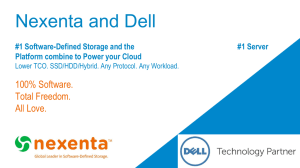 Nexenta DW2014 - Dell PartnerDirect
