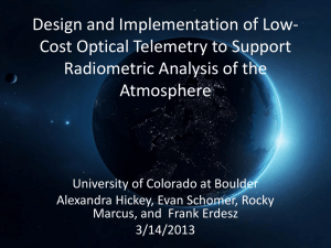 Presentation - Colorado Space Grant Consortium
