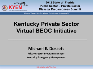 Kentucky Virtual Business EOC