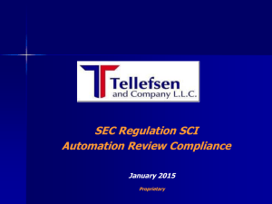 SEC Regulation SCI Reviews and Audits