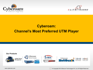 Cyberoam: Channel`s Most Preferred UTM Player