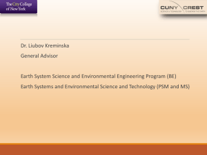Earth System Science & Environmental Engineering