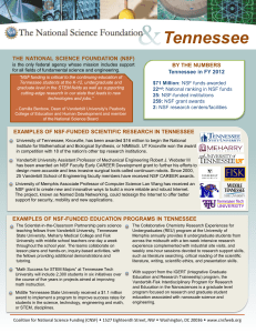 Tennessee - Coalition for National Science Funding
