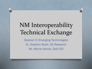 NM Interoperability Technical Exchange