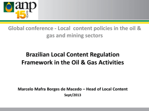 Brazilian Local Content Regulation Framework in the