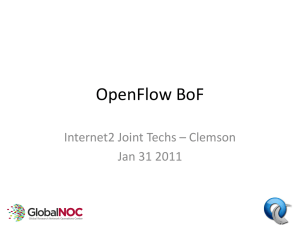 Keys to Openflow/Software-Defined Networking
