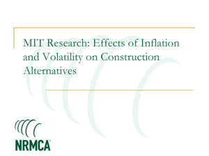 MIT Research: Effects of Inflation and Volatility on Construction