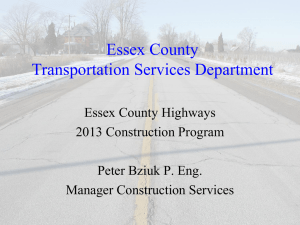 Essex County Transportation Department