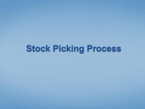 Stock Picking Process