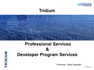 Tridium - Niagara AX