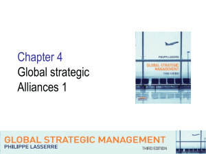 Chapter4-Global strategic alliances 1