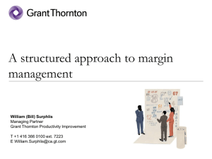 A structured approach to margin management