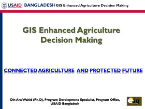 GIS Enhanced Agriculture Decision Making (Din - E