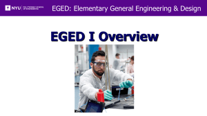 Introduction to EGED I